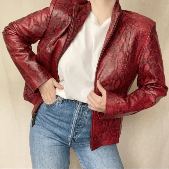 Enzo Angiolini python jacket - Picture 3 of 12